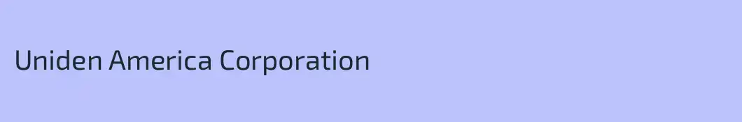 Uniden America Corporation